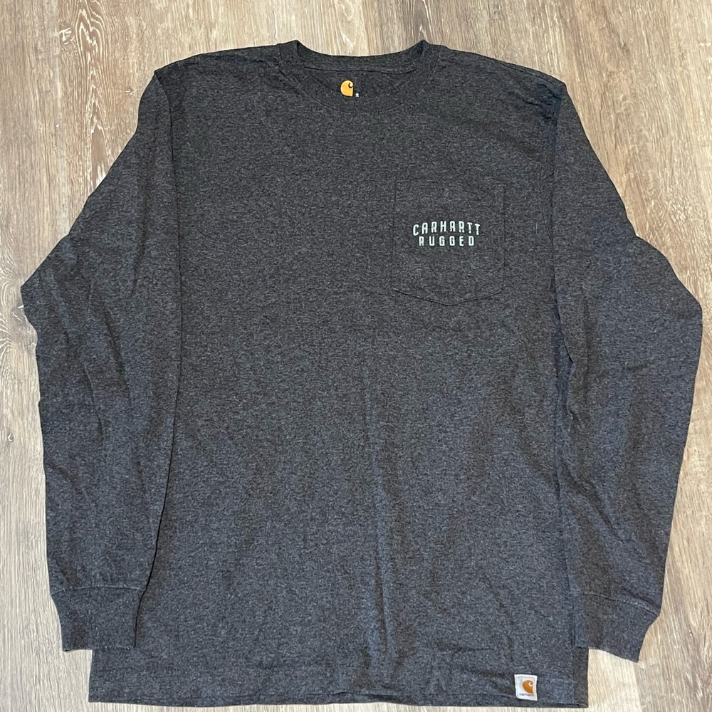 Carhartt Men's Long Sleeve Tee - Dark Gray